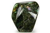 Flashy Free-Standing Polished Labradorite - Madagascar #364196-1